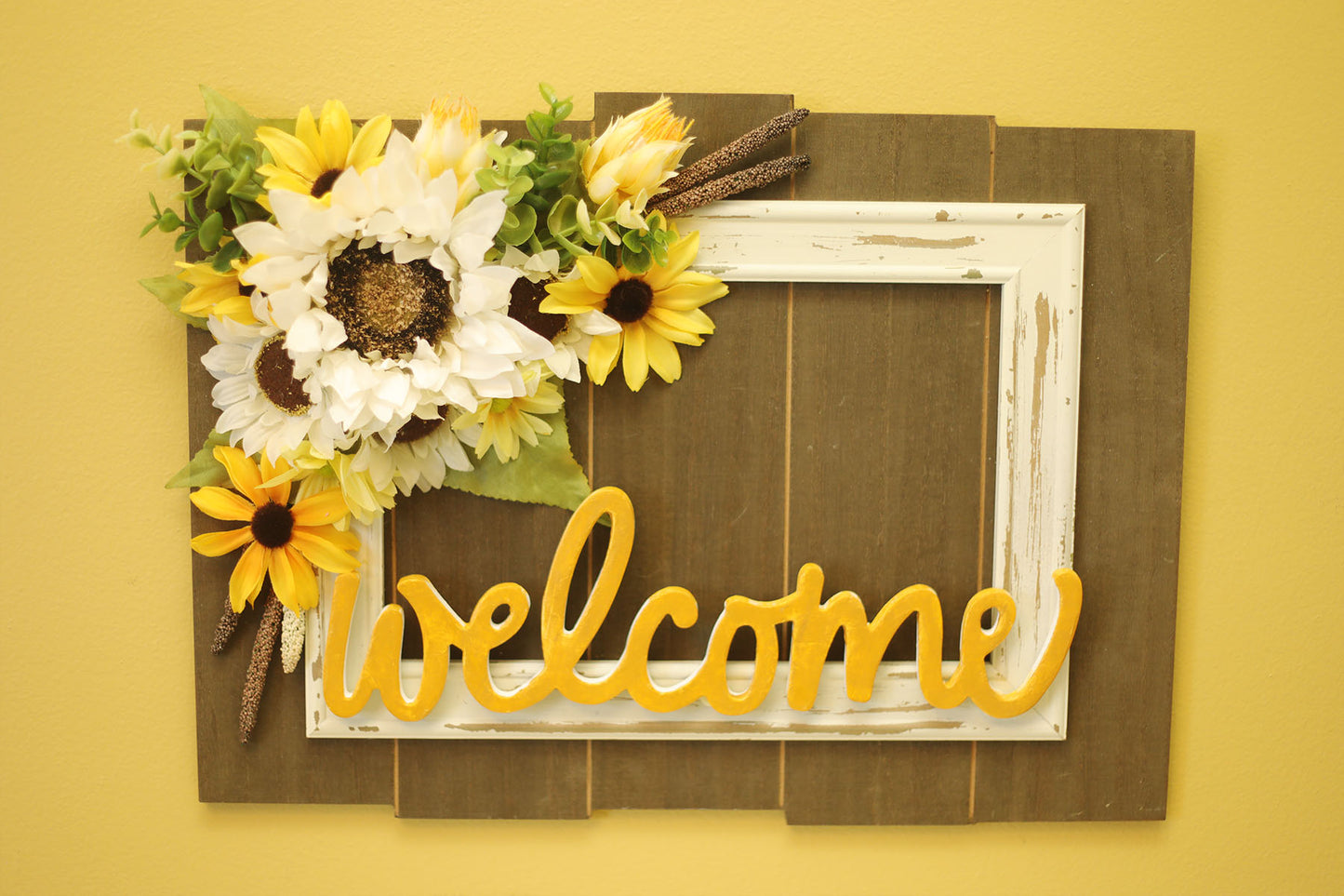 SUNFLOER WELCOME SIGN